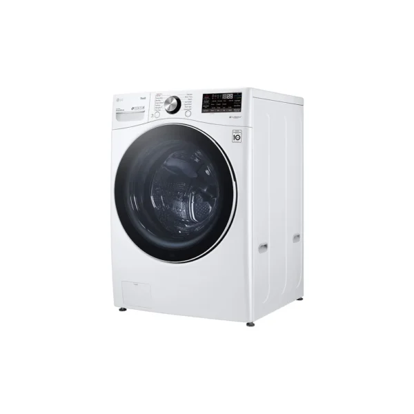 LG WM4200HWA 5.0 cu.ft. Ultra Large Capacity Front Load Washer with AIDD, TurboWash, Steam and Wi-FiConnectivity, White - Image 3